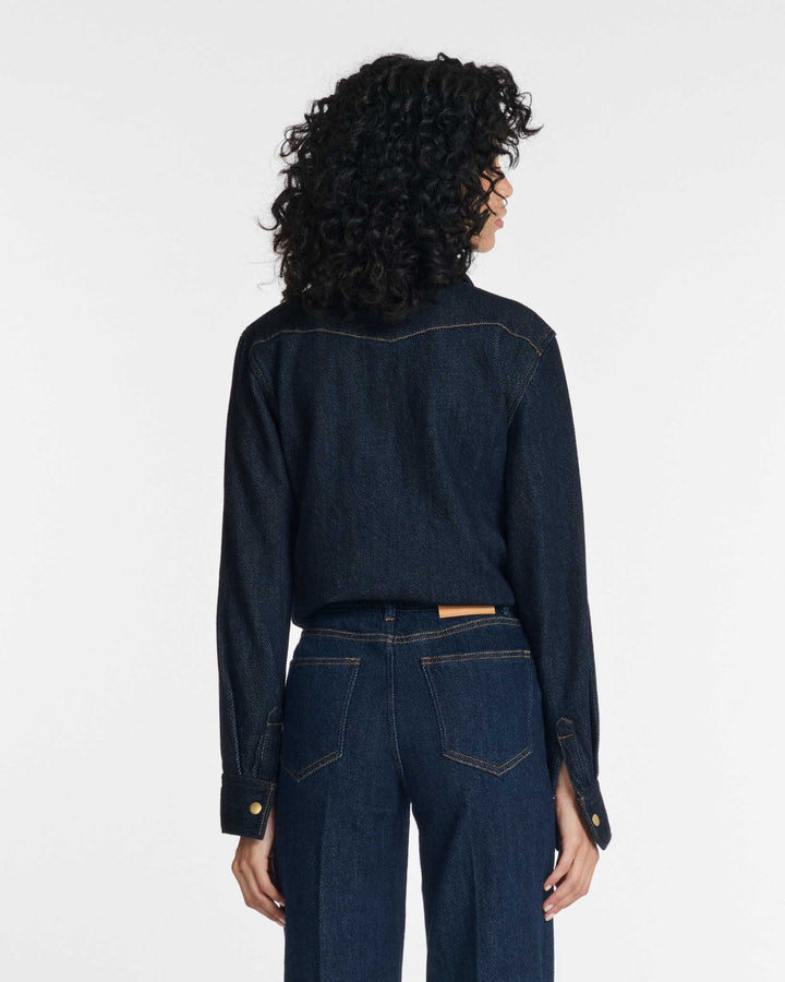 Chemise DALIA DENIM 3D DARK BLUE Labdip