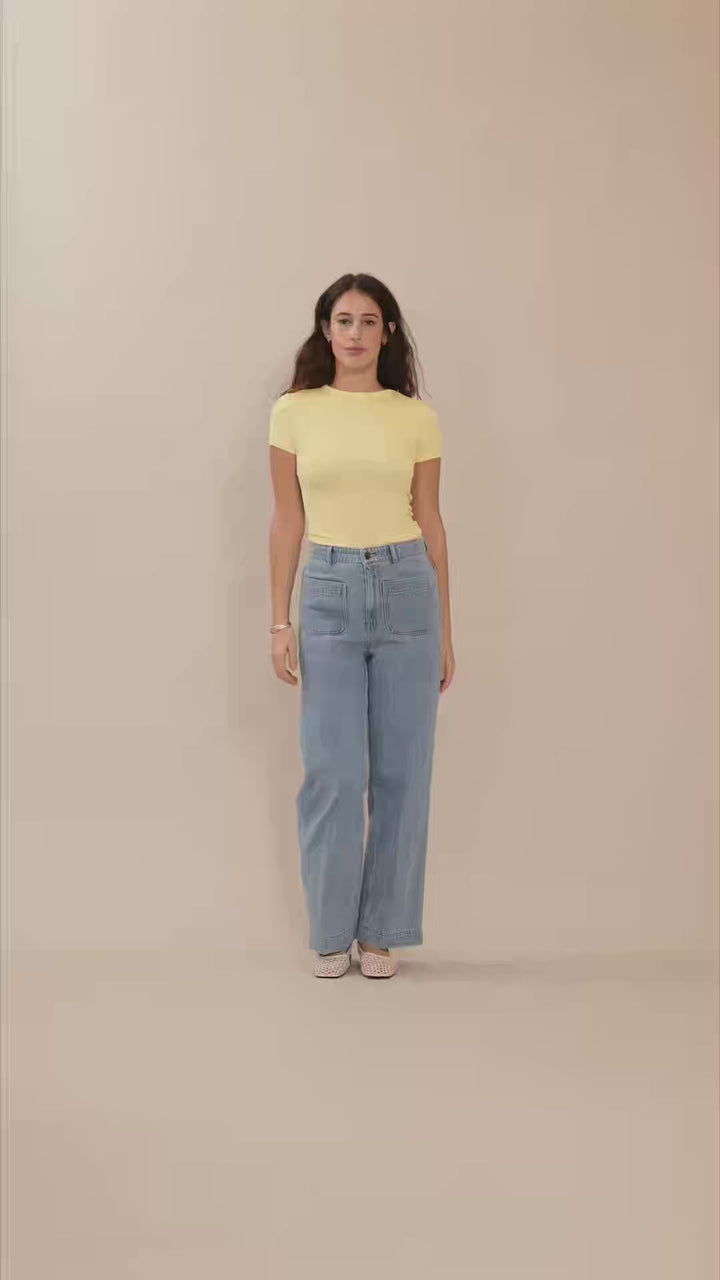 SAMUEL DENIM PAST BLUE IN 22