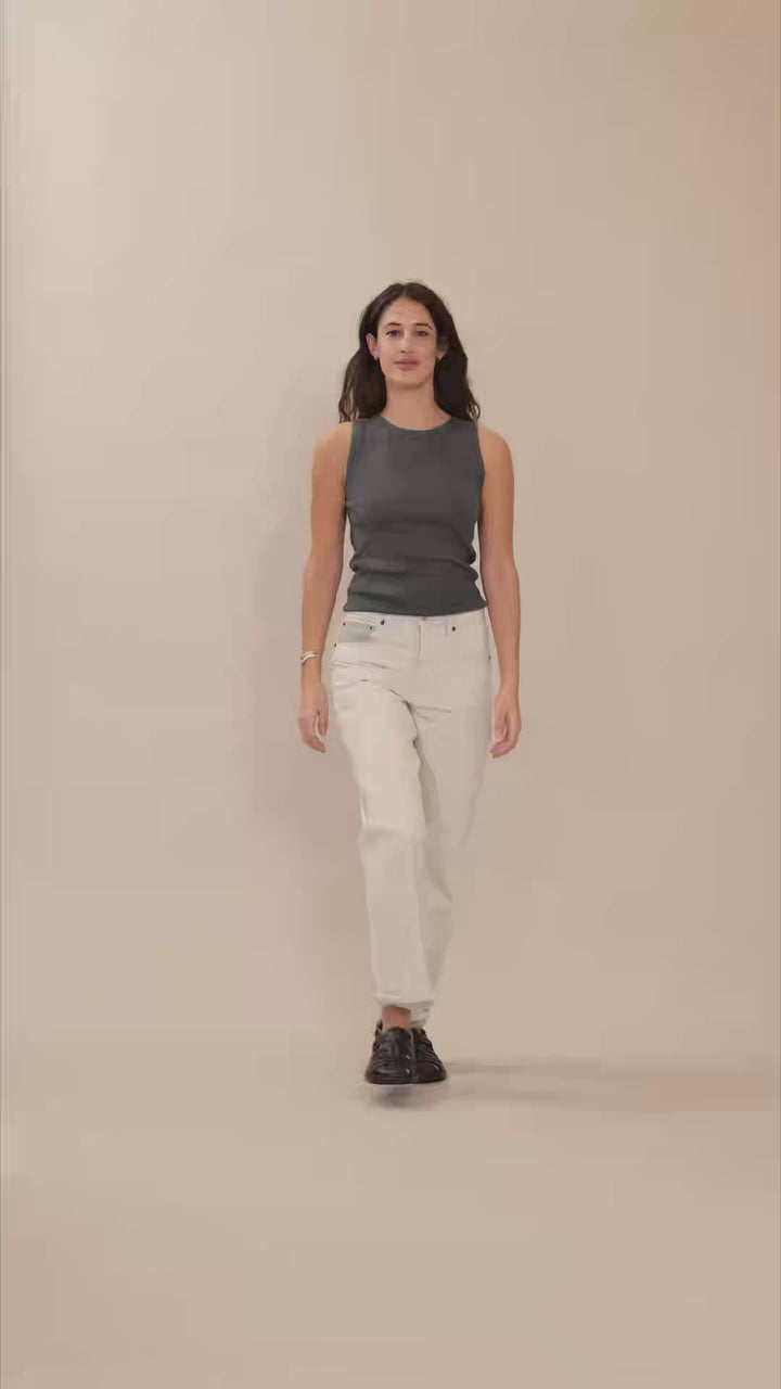 QUINCY DENIM UNDYED GRANIT WH 15